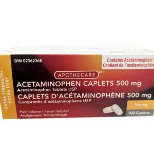 Acetaminophin Extra Strength 500mg Caplets